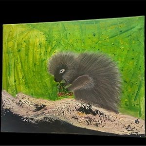 Animal acrylic painting artwork wall decor